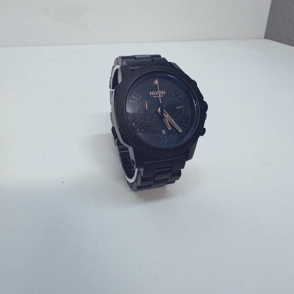Nixon Ranger Chrono All Black/ Rose Gold A549 957-00